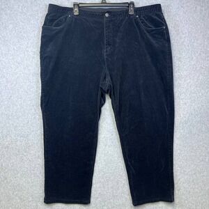 Liz & Me Pants Women's 22WP Black Chino Straight Plus Petite 44x26